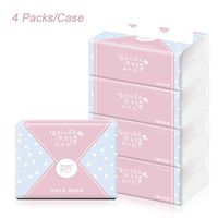 Elliot Jonah Ultra Soft Tissues - Home Facial Tissues C Fold Paper Towel 100 Folds/Pack, 4 Packs/Case 3-Ply Toilet Paper