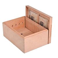 Cigar Accessories Cigar Box Cigar humidor unpainted Cigar humidification Box Cedar Wood Cigar Box Buckle