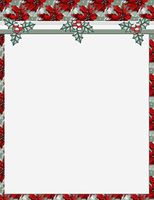 Christmas Mistletoe Stationery Printer Paper 26 Sheets