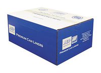 Webster Ultra Plus High-Density Clear Trash Can Liners, 45 Gallons.47 Mil Thick, 40in. x 48in, Box of 250