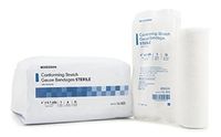 McKesson - Conforming Bandage McKesson Poly Blend 4 Inch X 4-1/10 Yard Roll Sterile - 12/Bag - McK
