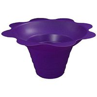 Small Shaved Ice Sno Cone Flower Cups (4 OZ) 1000 Count Purple
