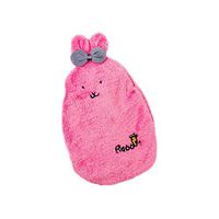 Kanngest Premium Classic Rubber Hot Water Bottle with Cute Rabbit Soft Fleece Cover Great for Pain Relief, Hot and Cold Therapy
