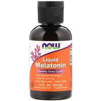 Now Foods Liquid Melatonin 3 mg - 2 oz. (Pack of 4)