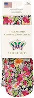 Celeste Stein Therapeutic Compression Socks, Raspberry Hill, 15-20 mmhg, 1-Pair