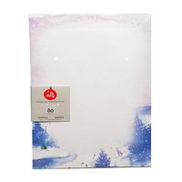 Watercolor Tree Stationery Paper- 80 Count