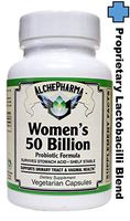 AlchePharma Women's 50 Billion Probiotic Formula, 60 Veg Caps. (1)