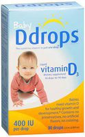 Ddrops Baby Liquid D3 400 IU - 2.5ml, Pack of 3