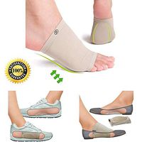 Yuehuam Compression Arch Support Sleeve, Arch Support Brace with Soft Elastic Gel Pad Cushions Fabric Arch Socks for Flat Feet Plantar Fasciitis Foot Relief(1Pair) (Color : Thin Type)
