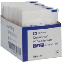 Special 5 Boxes of 35 - Dermacea Non-Woven Sponges KND441408 Kendall