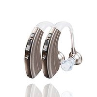 Double Pack Silver Premium Quality Hearing Amplifier, Comfortable and Easy to Operate, B-220-HA-SD by Britzgo