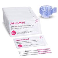 Ovulation Test Strips（LH60）with Free 60 Collection Cups, Reliable LH Surge Predictor OPK Kit, Accurately Track Ovulation Test, High Sensitivity Result for Women Home Testing