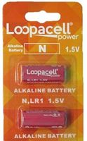 Loopacell E90 N LR1 Alkaline 1.5V 2 Batteries