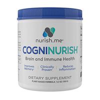 CogniNurish - Brain Support and Immune System Booster – Natural Brain Supplement for Memory and Focus – Powerful, Scientifically Formulated Blend of Brain Vitamins for Concentration & Brain Health