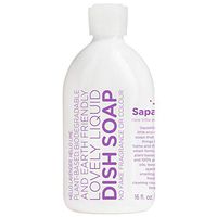 Sapadilla Sweet Lavender + Lime Biodegradeable Liquid Dish Soap, 16 Ounce