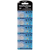 Valuepaq Energy 1616 Lithium Coin Cell Batteries, 5 Pk