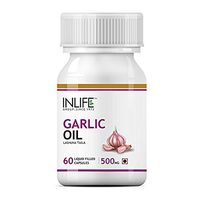 INLIFE Garlic Oil Capsule (60 Capsules in Bottle)