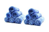 Crazy Microfiber Fluffy Edgeless Microfiber Cleaning Towel: 12PCS Pack, 16x16" 500GSM
