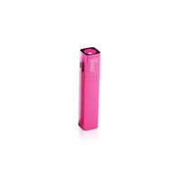 Halo Shine 3000 Phone Charger - Power Bank with USB and Built-in Flashlight - Compact Battery Pack Fits in Purse or Bag - Pink