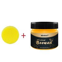 FLOGZONE Wood Seasoning Beewax - Traditional Beeswax Polish for Wood & Furniture, All-Purpose Beewax for Wood Cleaner and Polish Wipes - 2020 New Furniture Care Multipurpose Natural Beeswax(85g)
