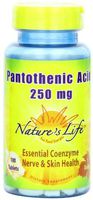 Nature's Life Pantothenic Acid Tablets, 250 Mg, 100 Count (Pack of 2)