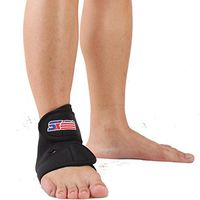 Vitoki Ankle Brace Adjustable Ankle Support Stabilizer Guards for Football, Basketball, Tennis, Running, Sports Injuries & Sprain Protection,Breathable Neoprene, Black, 1 Piece