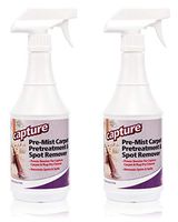 Capture Carpet Cleaner Soil Release Pre-Mist 24 Ounce - 2 Pack - Loosens The Toughest Dirt, Odors, Grease, Smell and Allergens