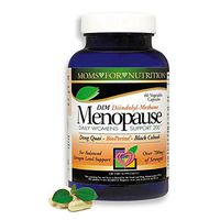 Natural Daily Menopause Support for Women by Moms for Nutrition - with Dim, Dong Quai and Bioperine - Help Reduce Hot Flashes and Night Sweats - Balanced Hormone - Estrogen Level Support
