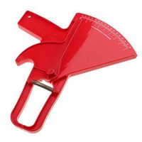 Body Mass Tape Measure Fat Calipers Tester Fitness Gym Keep Health Fitness - Red