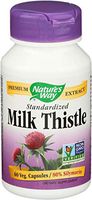 Natures Way, Milk Thistle Standardized Extract, 60 Capsules