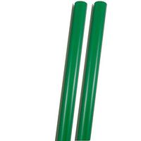 JAM PAPER Gift Wrap - Glossy Wrapping Paper - 12.5 Sq Ft - Green - 2 Rolls/Pack