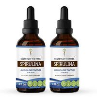 Spirulina Tincture Alcohol-Free Liquid Extract, Organic Spirulina (Arthrospira Platensis) (2x4 FL OZ)
