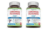 Pure Naturals Chromium Picolinate Supplement – 200 mcg - 240 Tabletsper Bottle- Supports Metabolism & Energy Production* & Promotes Healthy Weight Management* (Pack of 2)