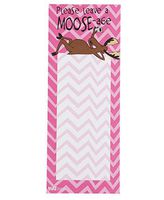Please Leave A Mooseage Magnetic Animal Print Notepad by LazyOne | 50 Easy Tear Off Sheets Of Paper (ONE SIZE)