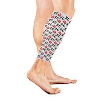 Anyangquji Slang XOXO Symbols Sports Calf Compression Sleeve Strong Calf Support for Runners(1 Pair)