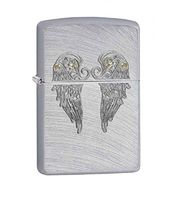 Zippo Angel Wings Outdoor Indoor Windproof Lighter Custom Personalized Engraved Message on Backside