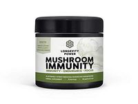 Mushroom Immunity, 35 Extremely Potent Medicinal Mushroom Concentrates in 1 Easy to Take Powder, 15 Servings, 38g (1.3 oz)