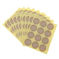 lehaha - 120Pcs Hot Sale Round Handmade Cake Gift Packaging Sealing Label Kraft Sticker