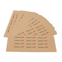 SOURBAN 240pcs Kraft Sealing Sticker Love Handmade Baking Packing Label Envelope Seals Valentine's Day Sticker