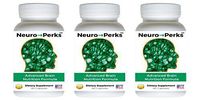 Neuro→Perks - Advanced Brain Nutrition Formula - Amino Acids, Herbs, Vitamins and Minerals - Attention, Clarity, Focus, Memory, Mood, Sleep (Nootropic) (3)