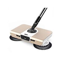 Jingfengtongxun Sweeper, Hand-pushing Operation, Standing Upright Sweeping Machine, Easy To Clean The Home Life, A Good Helper, Home Lazy Sweeping Artifact (white 1 / White 2 / Purple/Gold) Not easy