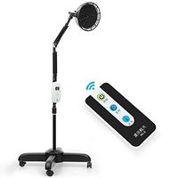 YLTTZ Infrared Light Heating Floor Lamp Health Therapy for Thermotherapy Muscle Pain Relief Beauty Treatment Adjustable Arms with Wheels No Red Light 300W