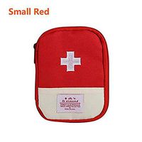 BIAJI-BIAJI-ECHOLY First Kit Emergency Outdoor First Aid Emergency Medical Bag Medicine Drug Pill Box Home Car Survival Kit Emerge Case Small (Small Red)