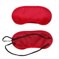 Fullfun Pure Silk Blindfold,Eye Sleeping Mask Padded Relaxing Shade Cover (D)