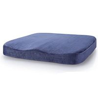 NACHEN Orthopedic Seat Cushion Memory Foam Seat Cushion, Suitable for Car, Office & Wheelchair Or Travel,Deepblue,40X40cm
