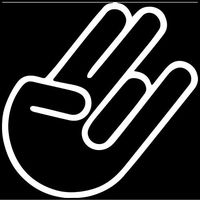 Shocker Symbol Decal Sticker (White), Decal Sticker Vinyl Car Home Truck Window Laptop