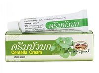 Centella Asiatica Cream Authentic Herb Improves the Healing Process of Wounds 0.35 Oz (10 G), Pack of 3