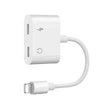 2 in 1 to Headphone Audio Jack Adapter and Charge Splitter for iPhone X/8/8 Plus/7/7 Plus with iPhone Adapter Splitter