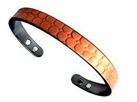 Arthritis Pain Relief Magnetic Bracelet Carpal Tunnel Therapy RSI, Migraine, Fatigue Adjustable Copper Elegant Jewelry Gift Men Women