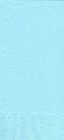 50 Plain Solid Colors Dinner Hand Towel Napkins Paper - Light Blue